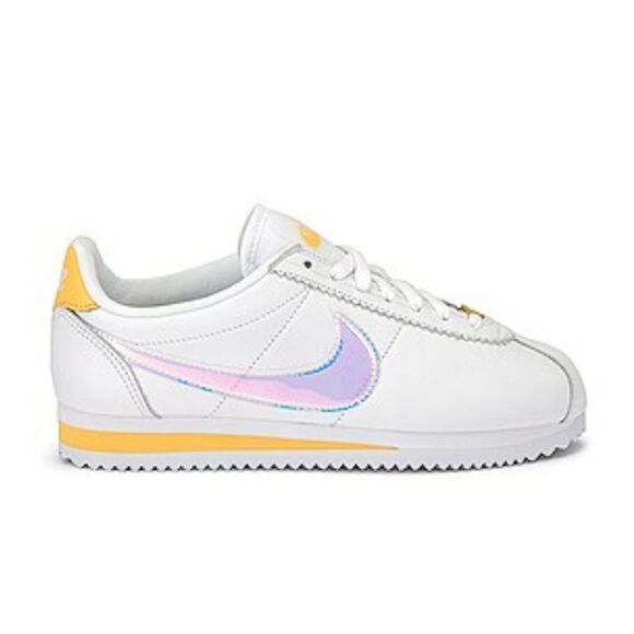 Nike Cortez Iridescent Pearl Butter Yellow Sneakers Sz 9 - Picture 1 of 12